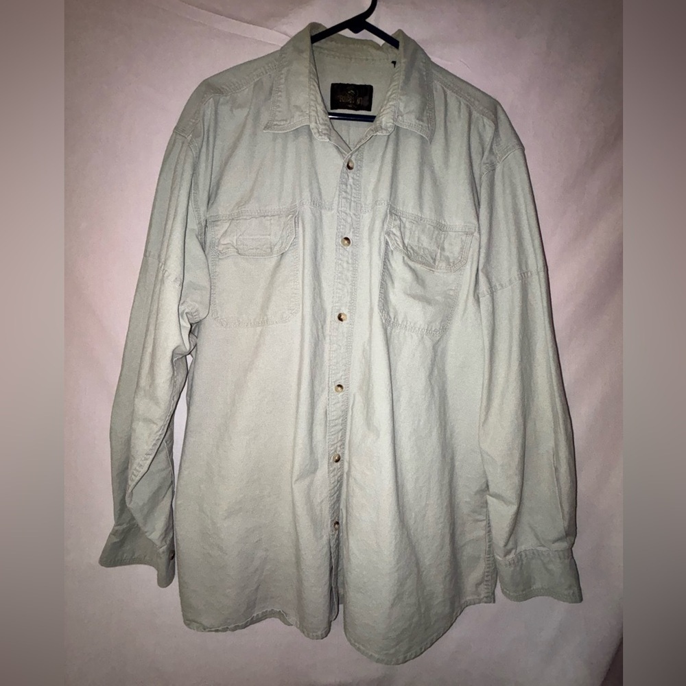 RedHead Grey Button-Up Shirt